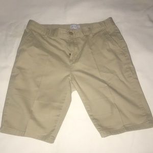 Girls Khaki Uniform Shorts